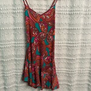 Trina Turk Multicolor Asymmetrical Dress